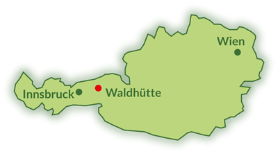 karte austria lage waldhuette