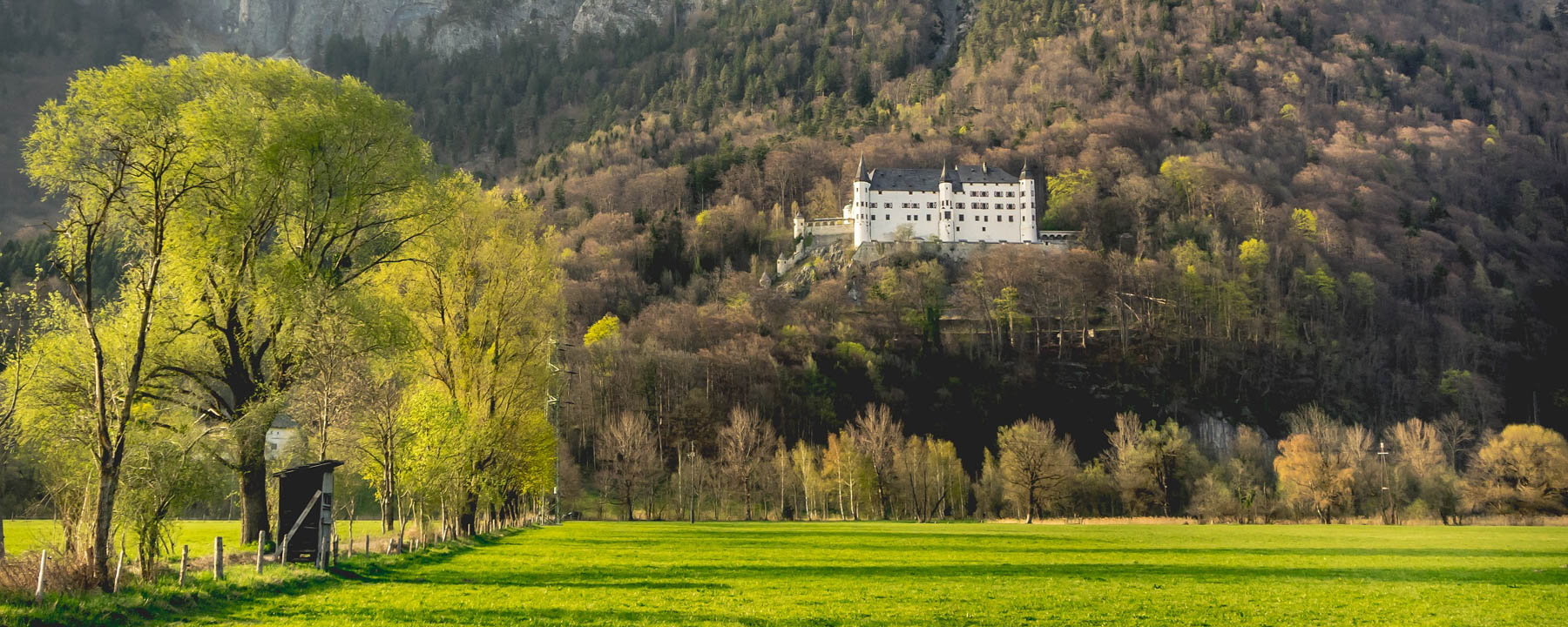 Sommer Waldhuette Urlaub in der Nähe von Schloss Tratzberg 1