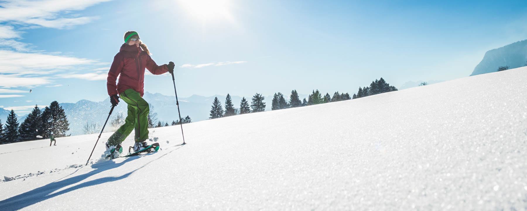 Schneeschuhwandern In Den Tirole Bergen 7