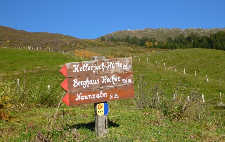 Wald Huette Richtung Kellerjoch Hütte  5