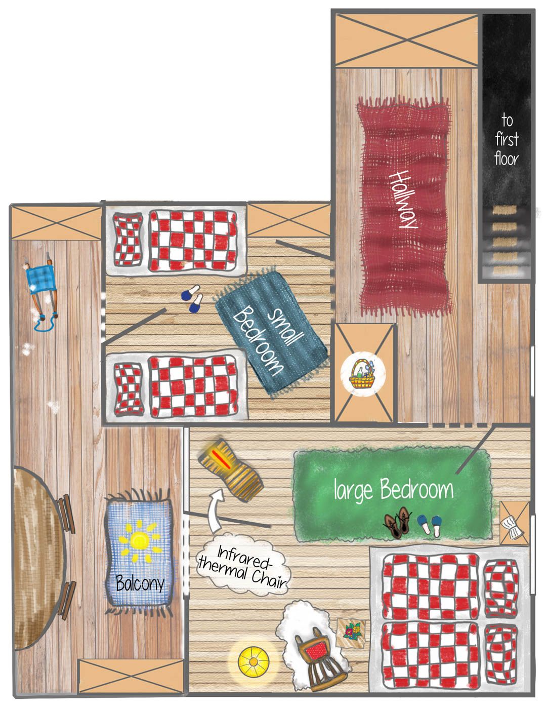 Cabin Upper Floor